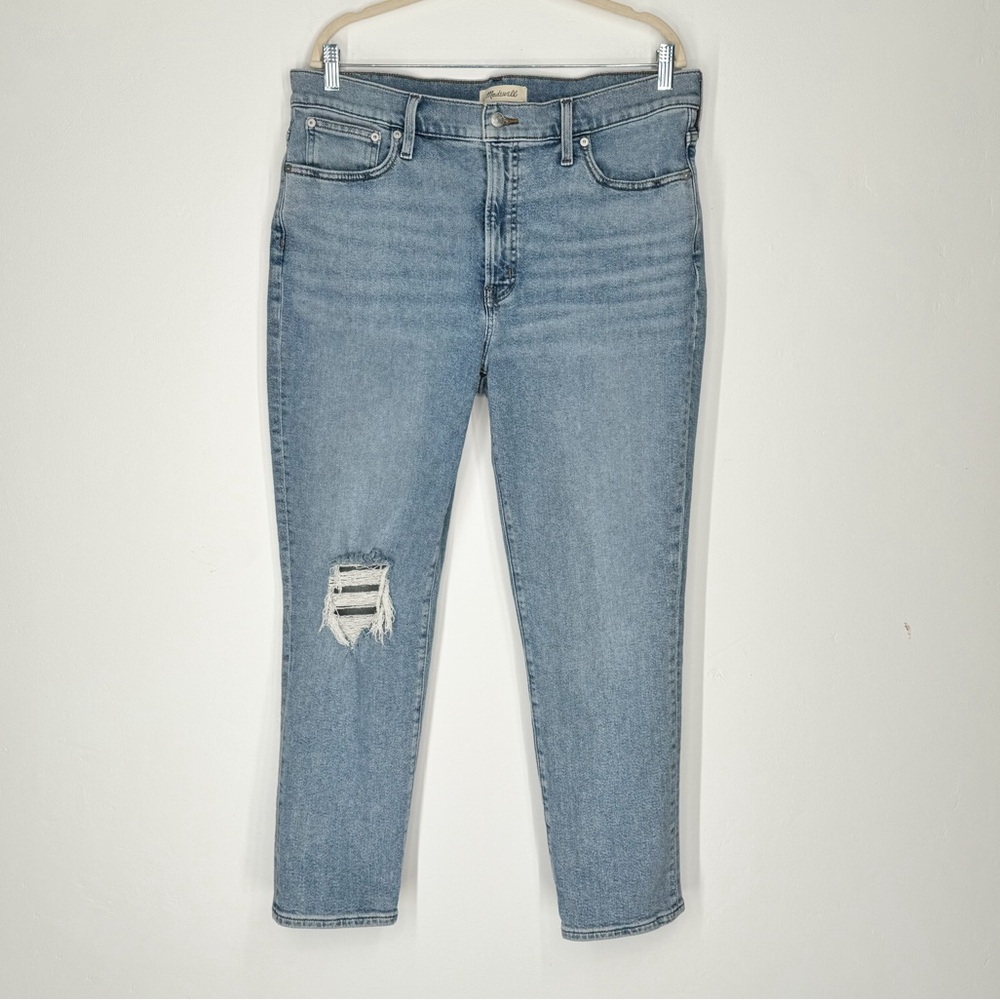 Madewell The Perfect Vintage Jean High Rise Distressed Women’s Size 32